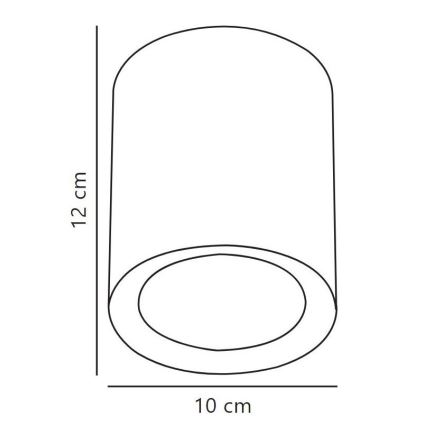 Nordlux - LED Oświetlenie punktowe FALLON LONG LED/5,5W/230V czarne