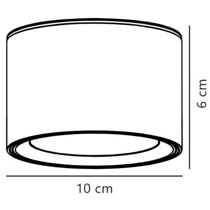 Nordlux - LED Plafon ściemnialny FALLON LED/5,5W/230V 2700K biały