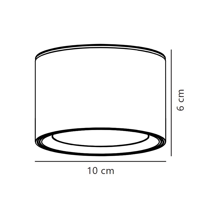Nordlux - LED Plafon ściemnialny FALLON LED/5,5W/230V 2700K biały