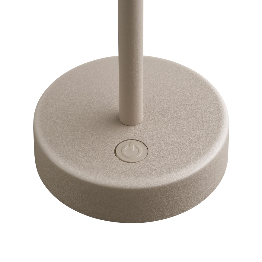 Nordlux - LED Ściemnialna zewnętrzna akumulatorowa lampa stołowa ELLEN LED/2,8W/3,7V IP44 beżowe