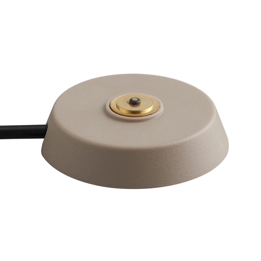 Nordlux - LED Ściemnialna zewnętrzna akumulatorowa lampa stołowa ELLEN LED/2,8W/3,7V IP44 beżowe