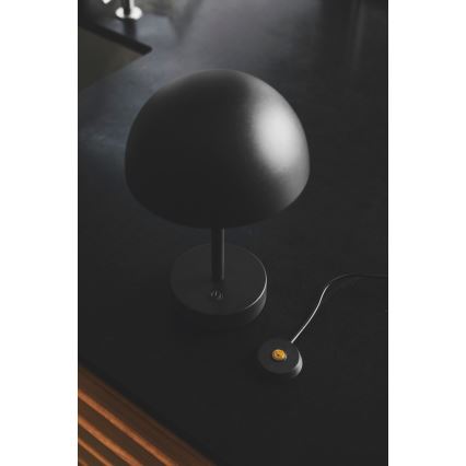 Nordlux - LED Ściemnialna zewnętrzna akumulatorowa lampa stołowa ELLEN LED/2,8W/3,7V IP44 czarna