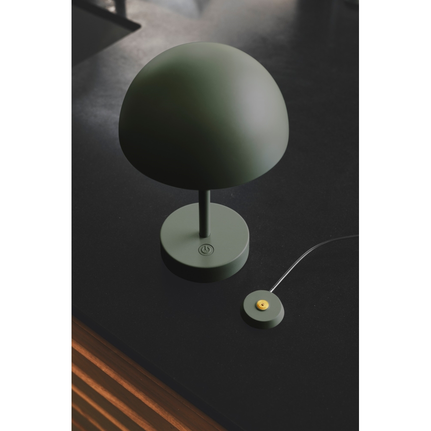 Nordlux - LED Ściemnialna zewnętrzna akumulatorowa lampa stołowa ELLEN LED/2,8W/3,7V IP44 zielona