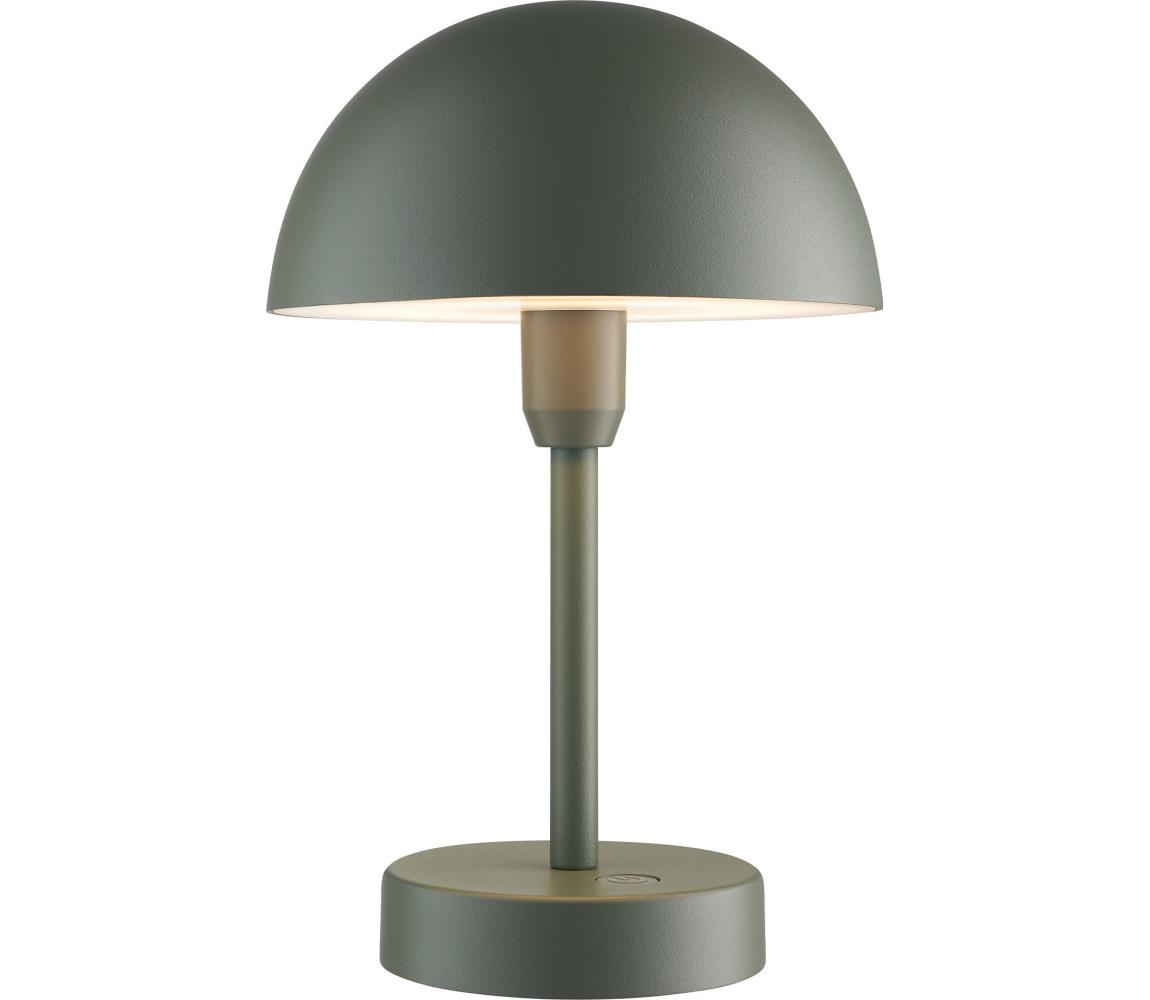 Nordlux - LED Ściemnialna akumulatorowa lampa stołowa ELLEN LED/2,8W/3,7V IP44 zielona