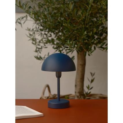 Nordlux - LED ściemnialna, ładowalna, dotykowa, zewnętrzna lampa stołowa ELLEN LED/2,8W/3,7V IP44 niebieska