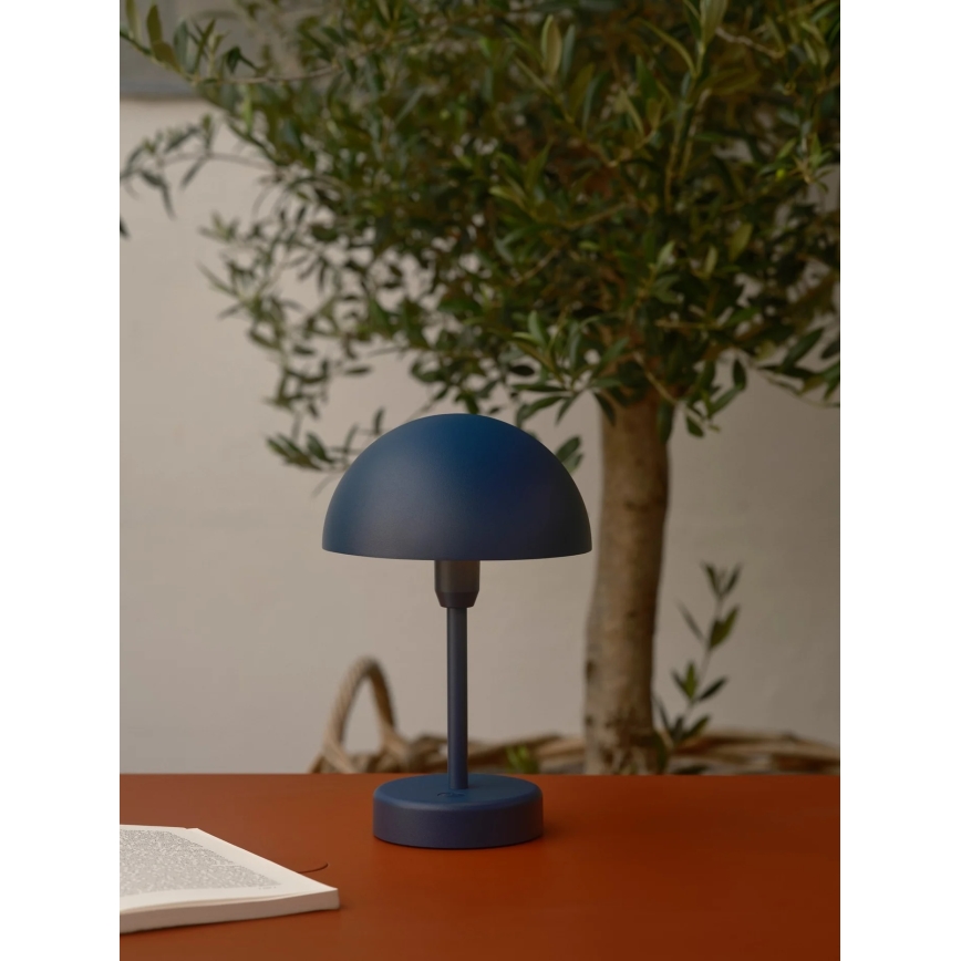 Nordlux - LED ściemnialna, ładowalna, dotykowa, zewnętrzna lampa stołowa ELLEN LED/2,8W/3,7V IP44 niebieska