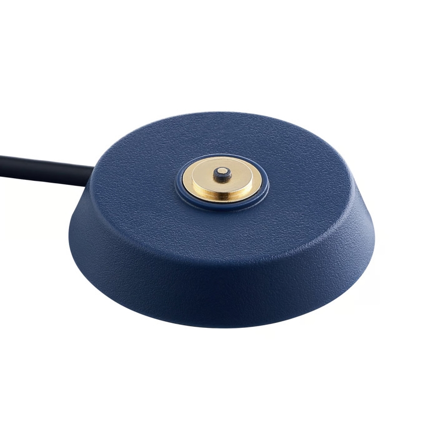 Nordlux - LED ściemnialna, ładowalna, dotykowa, zewnętrzna lampa stołowa ELLEN LED/2,8W/3,7V IP44 niebieska