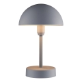 Nordlux - LED ściemnialna, ładowalna, zewnętrzna lampa stołowa ELLEN LED/2,8W/3,7V 2200 mAh IP44 szara
