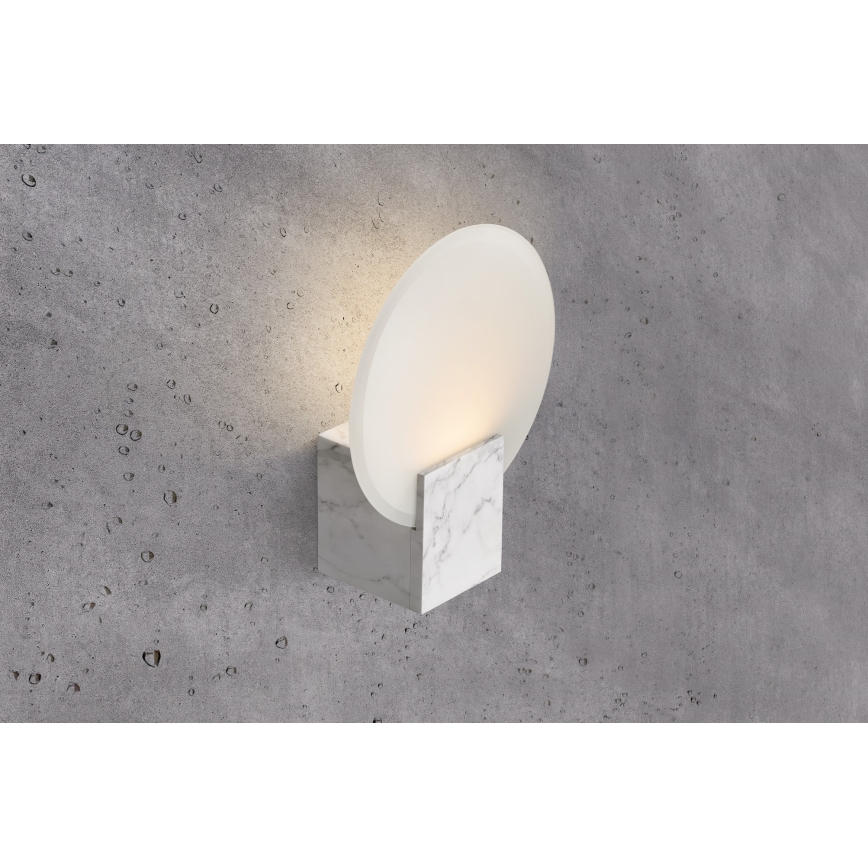 Nordlux - LED Ściemnialna lampa ścienna do łazienki HESTER LED/9,5W/230V IP44 biała