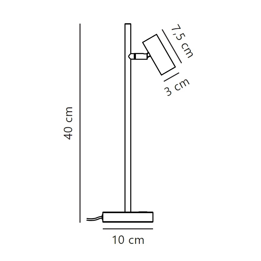 Nordlux - LED Ściemnialna lampa stołowa OMARI LED/3,2W/230V biała