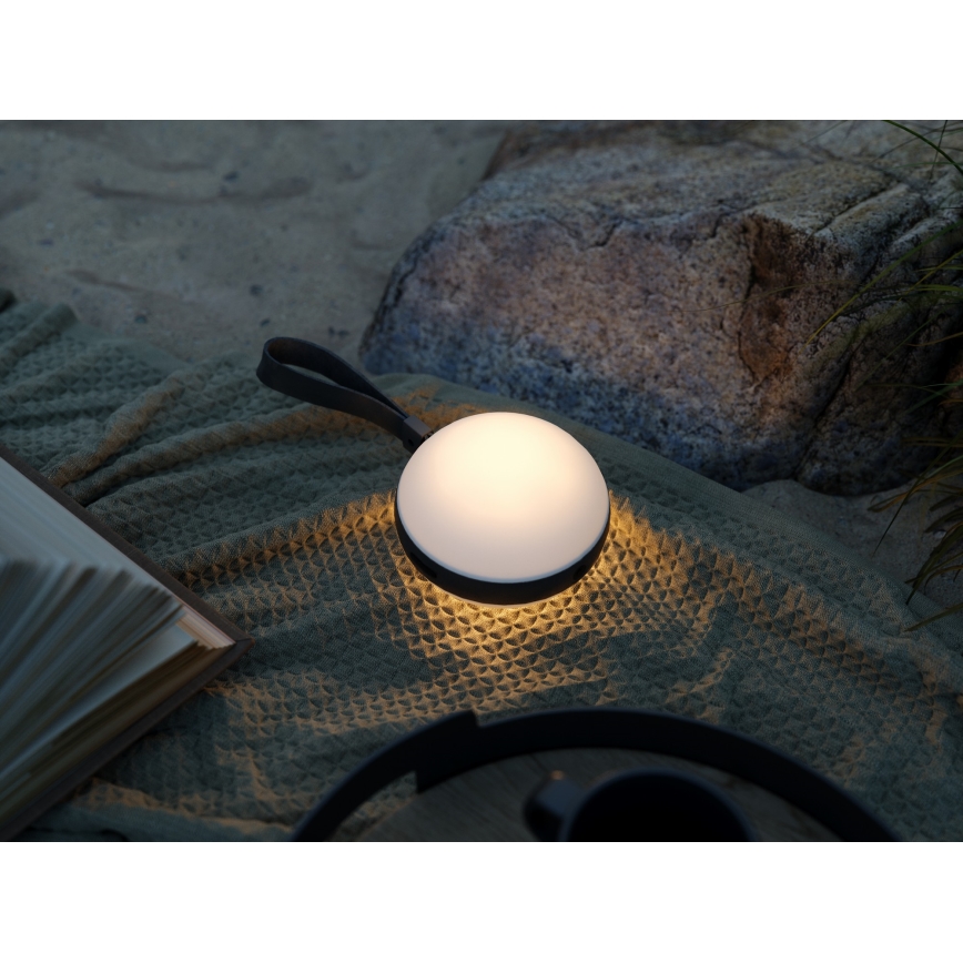 Nordlux - LED Ściemnialna zewnętrzna lampa przenośna BRING TO-GO LED/1W/3,7V IP54 1500 mAh czarny