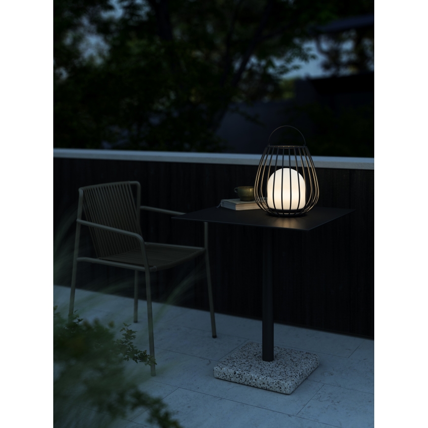 Nordlux - LED Ściemnialna zewnętrzna lampa przenośna JIM TO-GO LED/3W/3,7V IP54 5000 mAh czarna