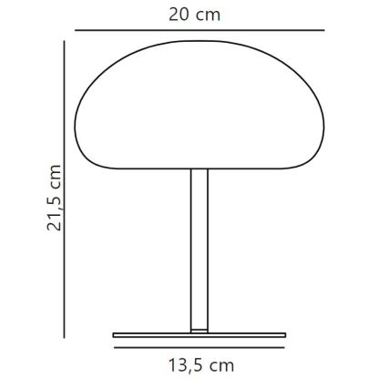 Nordlux - LED Ściemnialna zewnętrzna lampa stołowa SPONGE LED/4,8W/3,7V IP65