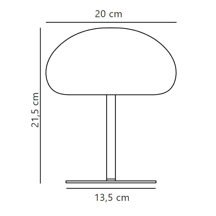 Nordlux - LED Ściemnialna zewnętrzna lampa stołowa SPONGE LED/4,8W/3,7V IP65