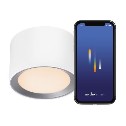 Nordlux -LED Ściemnialne łazienkowe oświetlenie punktowe LANDON SMART LED/8W/230V 2700-6500K IP44 białe