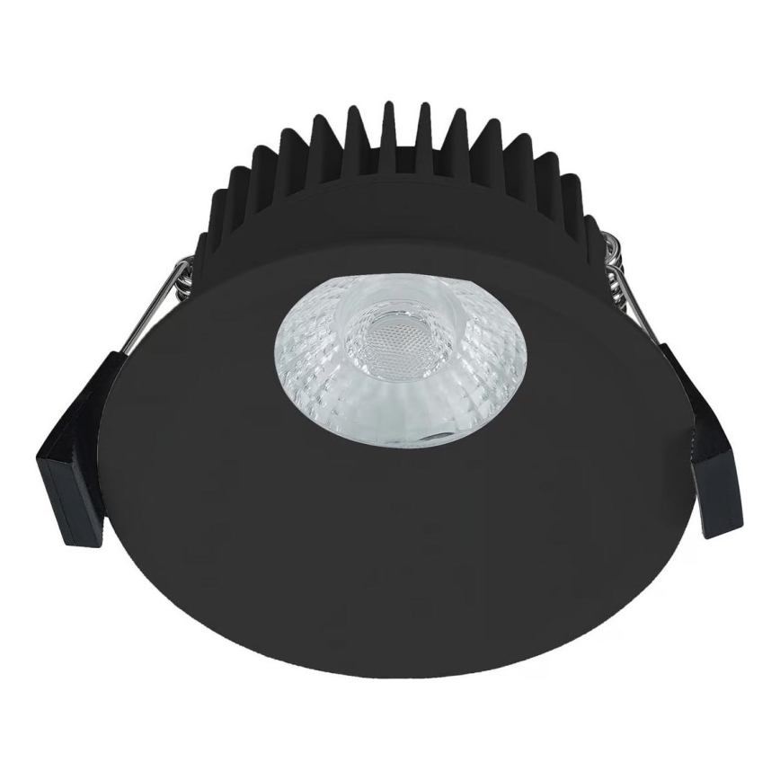 Nordlux - LED Ściemnialne wpuszczane oświetlenie łazienkowe ALBRIC LED/8W/230V IP44 czarne