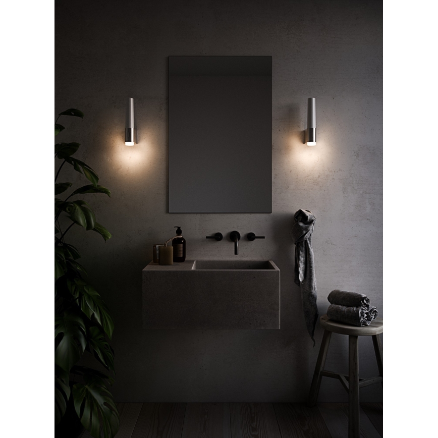 Nordlux - LED ściemnialny kinkiet łazienkowy HELVA LED/6,8W/230V IP44 CRI 90 chrom błyszczący