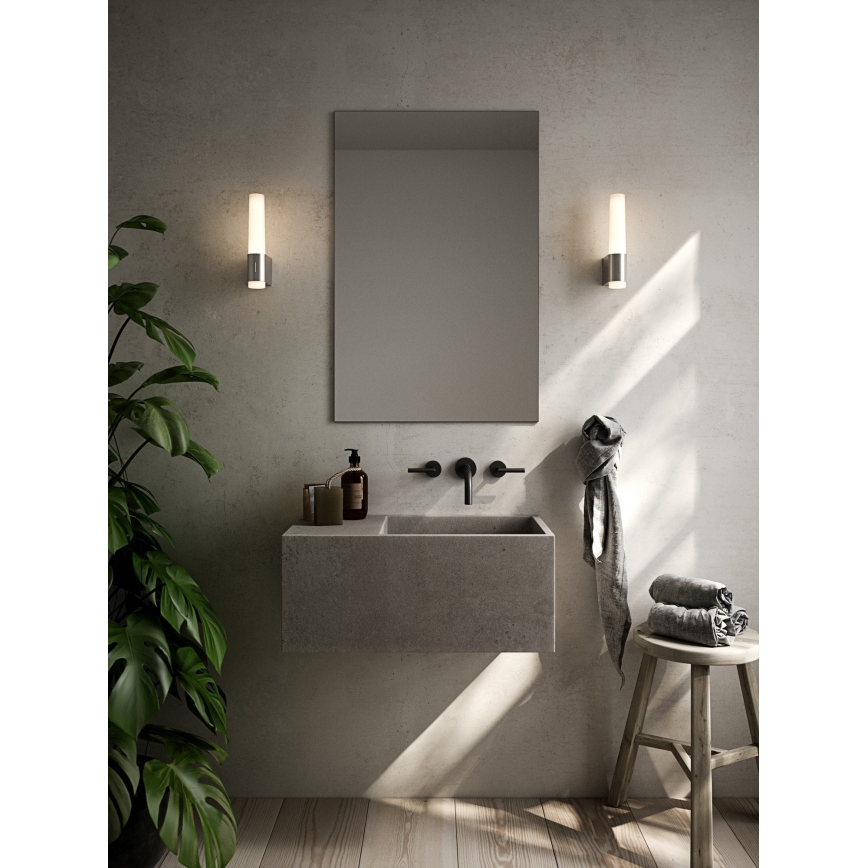 Nordlux - LED ściemnialny kinkiet łazienkowy HELVA LED/6,8W/230V IP44 CRI 90 chrom błyszczący