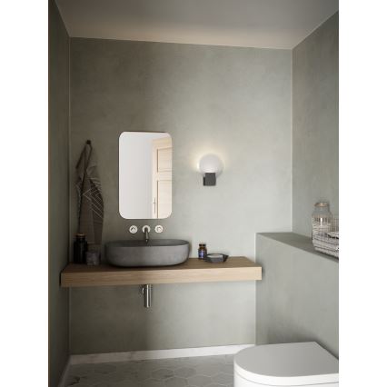 Nordlux - LED Ściemnialny kinkiet łazienkowy HESTER LED/9,5W/230V IP44 czarne
