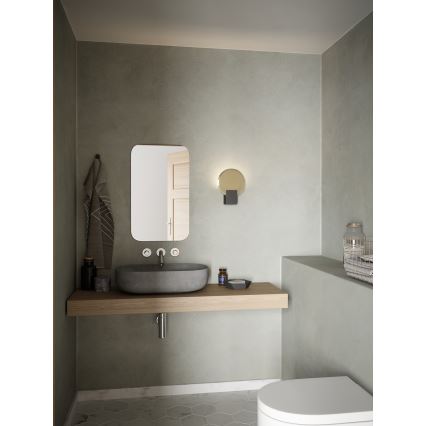 Nordlux - LED Ściemnialny kinkiet łazienkowy HESTER LED/9,5W/230V IP44 czarne