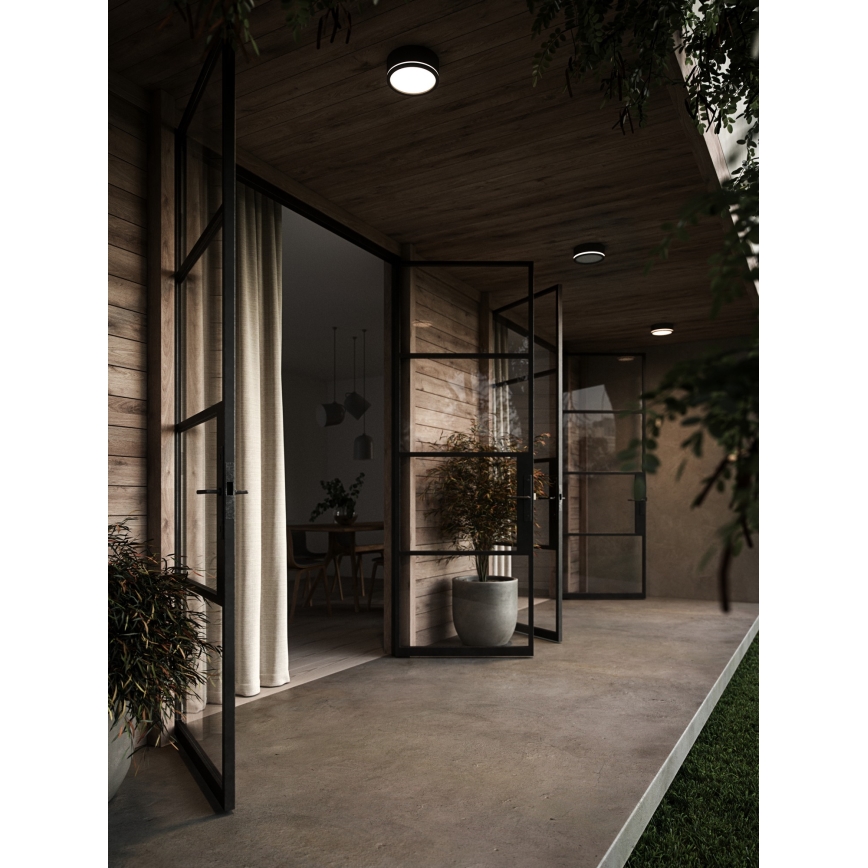Nordlux - LED Ściemnialny kinkiet zewnętrzny AVA SMART LED/9,5W/230V 2700K IP54 czarny