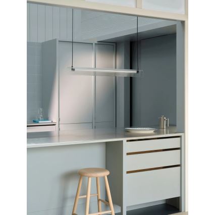 Nordlux - LED Ściemnialny żyrandol na lince ALIANI LED/20W/230V 3000K czarny/przezroczysty