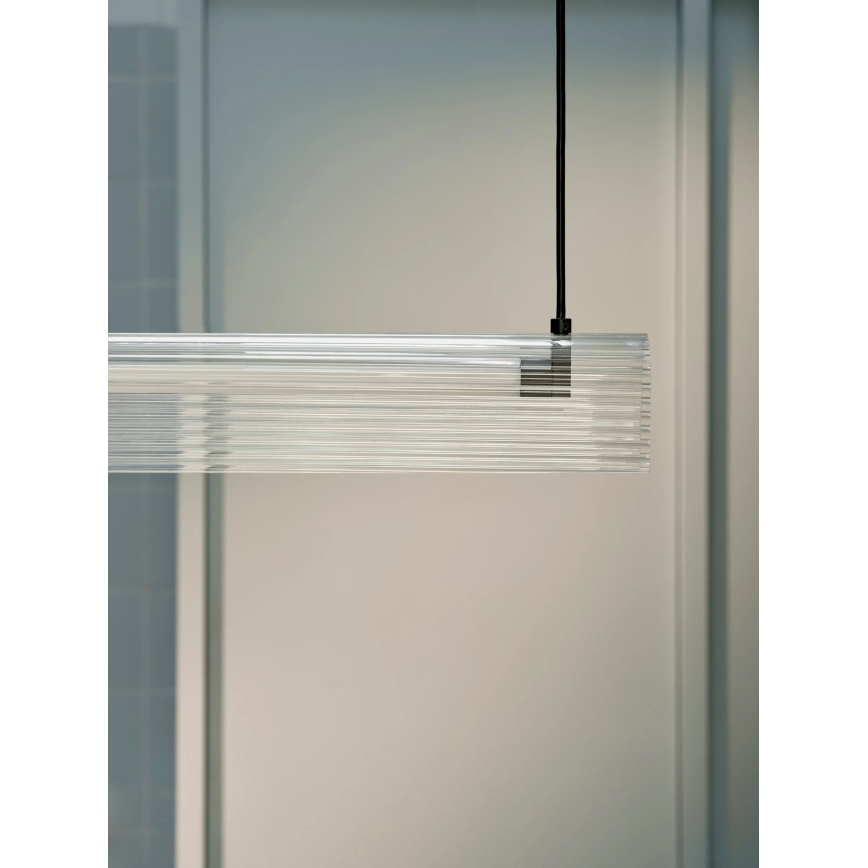 Nordlux - LED Ściemnialny żyrandol na lince ALIANI LED/20W/230V 3000K czarny/przezroczysty