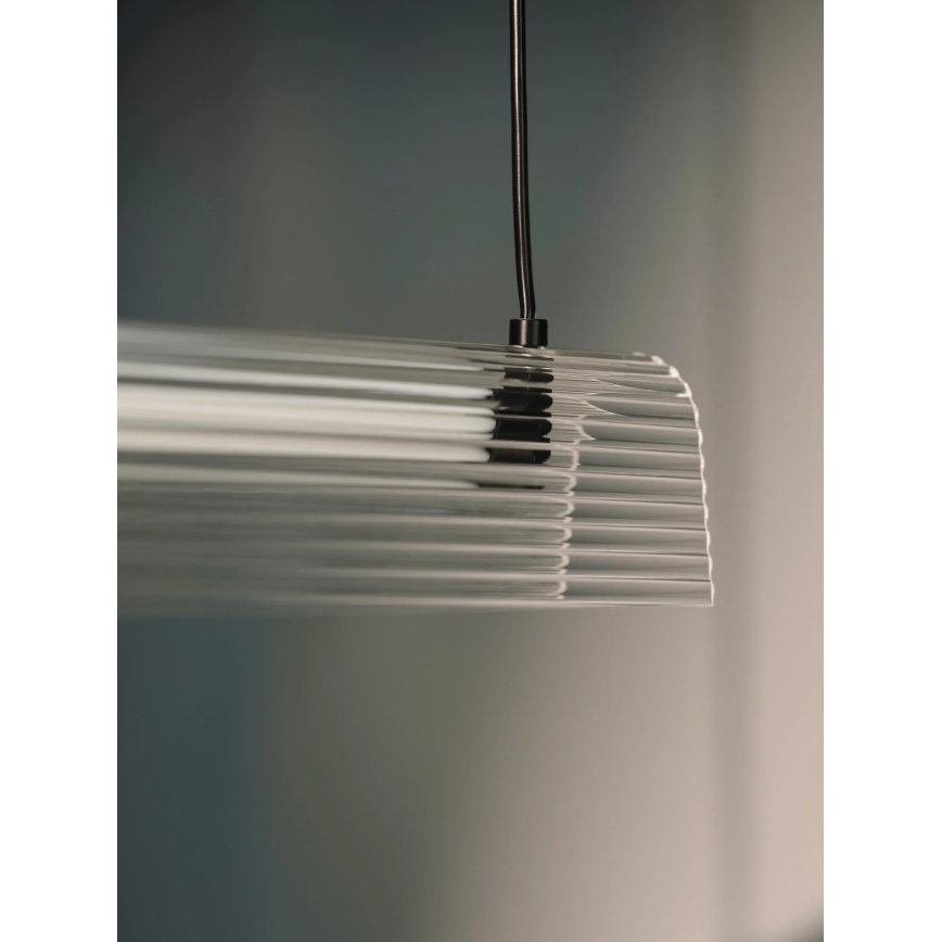 Nordlux - LED ściemnialna lampa wisząca na linkach ALIANI LED/20W/230V 3000K 100 cm czarny/przezroczysty