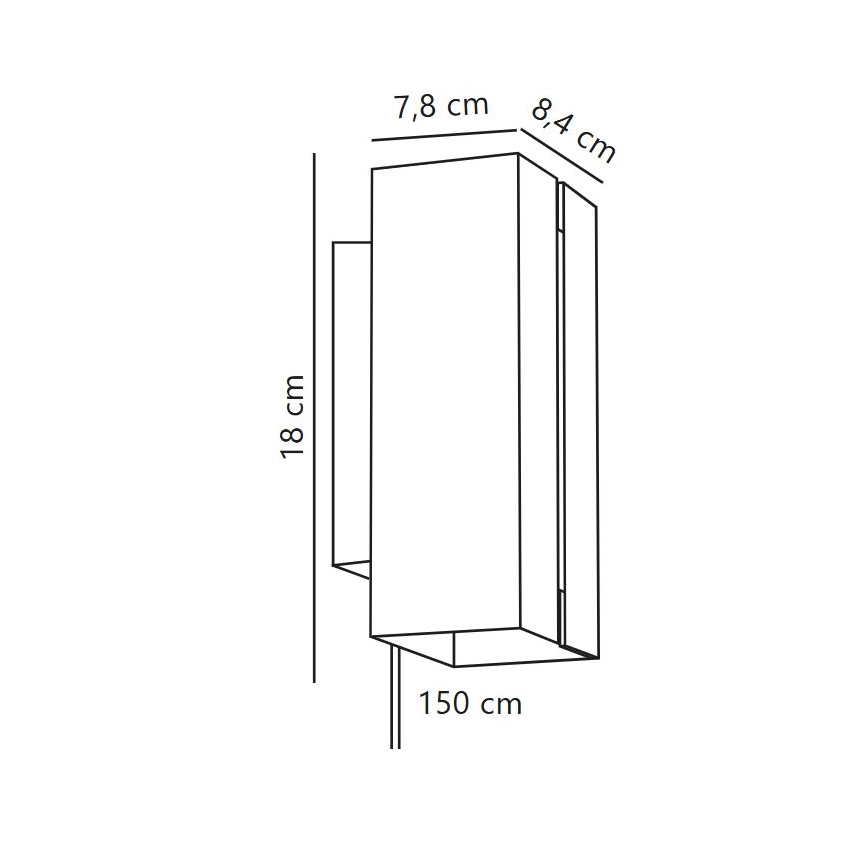 Nordlux - LED Ściemnialna lampa ścienna CURTIZ 2xLED/4,5W/230V biała