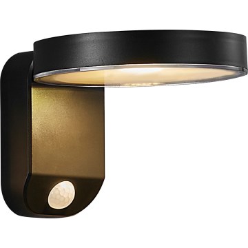 Nordlux - LED solarny kinkiet ścienny z czujnikiem RICA LED/5W/3,7V IP44 2200 mAh okrągły