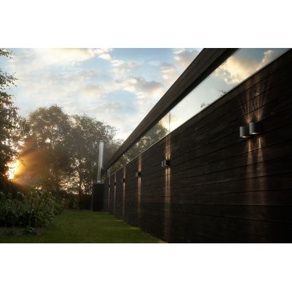 Nordlux - LED zewnętrzny kinkiet CANTO 2xLED/5,5W/230V IP44 szary