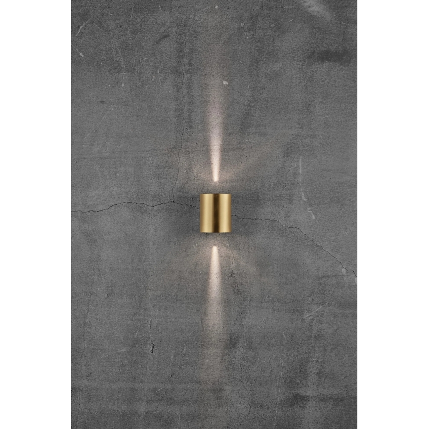Nordlux - LED zewnętrzny kinkiet CANTO 2xLED/5,5W/230V IP44 złoty