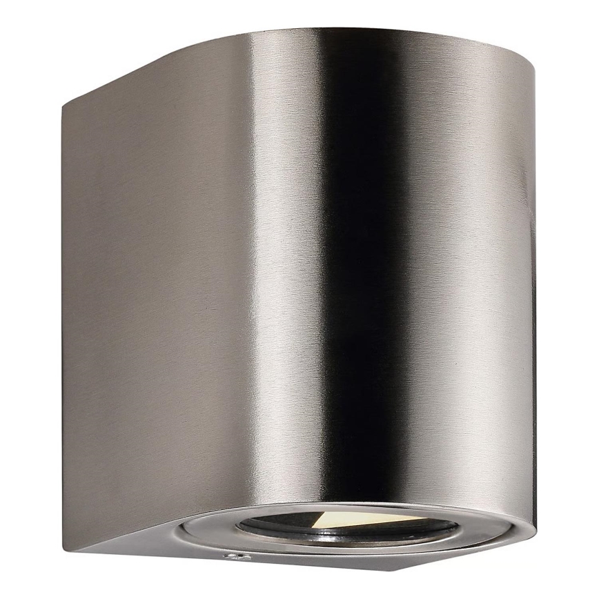 Nordlux - LED zewnętrzny kinkiet CANTO 2xLED/6W/230V IP44 stal nierdzewna