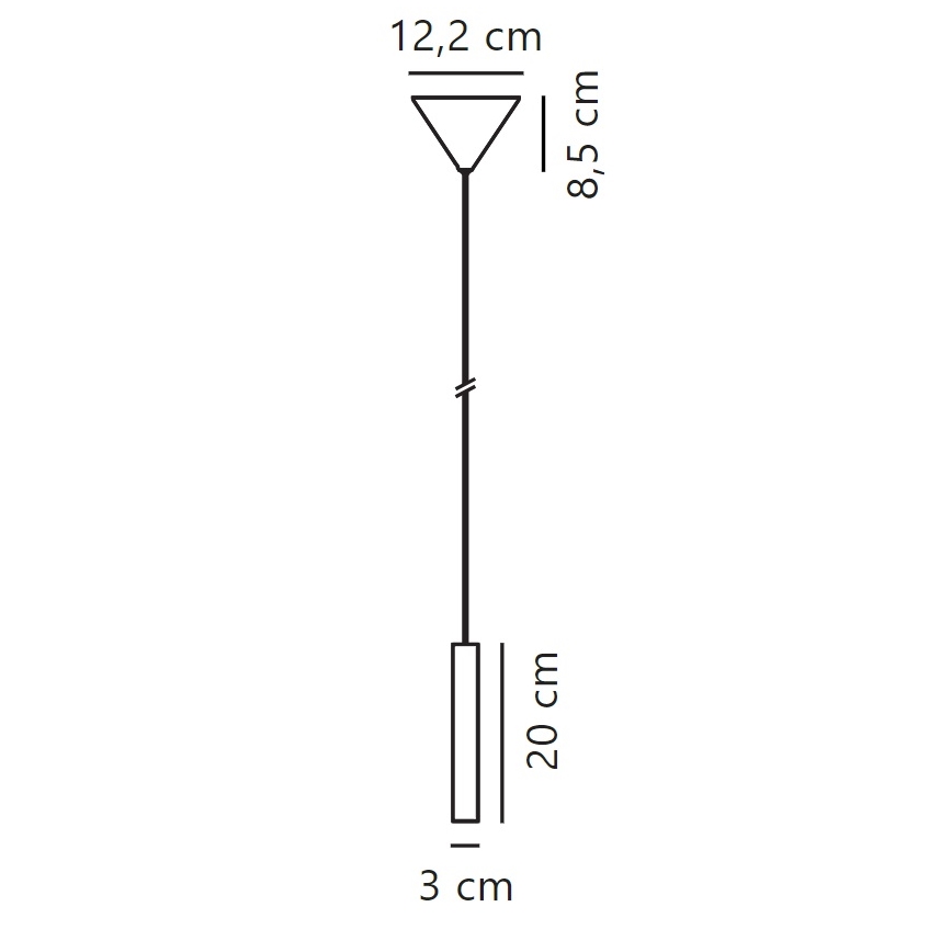 Nordlux - LED Żyrandol ściemnialny na lince OMARI LED/4,4W/230V czarny