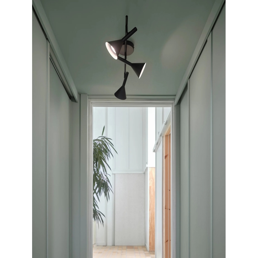 Nordlux - Oprawa punktowa KELVIS 3xGU10/12W/230V czarna