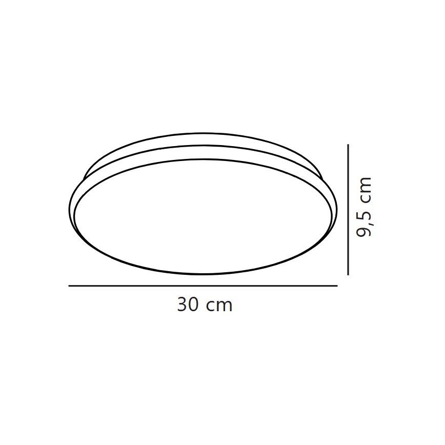 Nordlux - Oprawa sufitowa LED do łazienki MONTONE LED/10W/230V IP44 śr. 30 cm