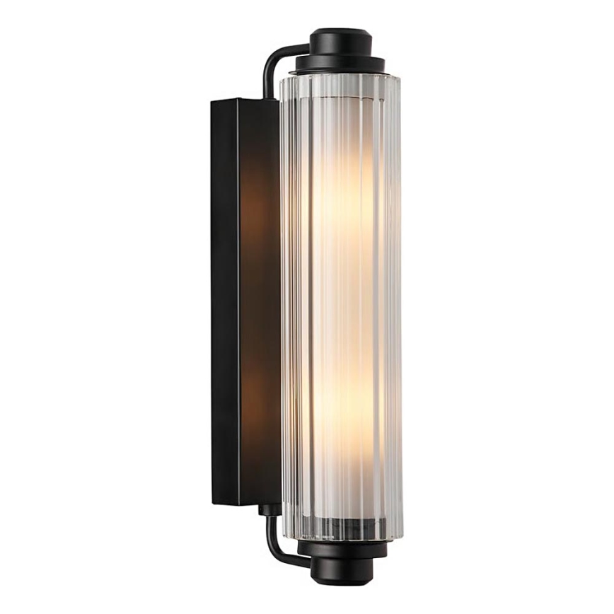 Nordlux - Oświetlenie łazienkowe do lustra NIMAL 2xE14/25W/230V IP44 czarne