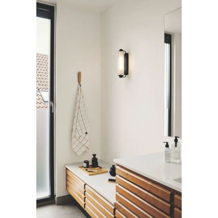 Nordlux - Oświetlenie łazienkowe do lustra NIMAL 2xE14/25W/230V IP44 czarne