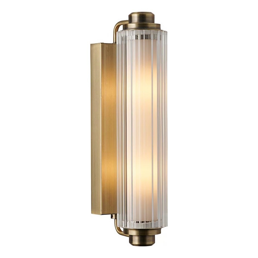 Nordlux - Oświetlenie łazienkowe do lustra NIMAL 2xE14/25W/230V IP44 mosiądz