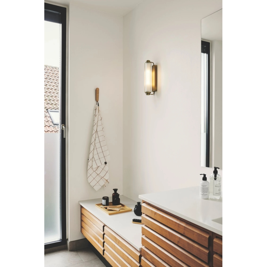 Nordlux - Oświetlenie łazienkowe do lustra NIMAL 2xE14/25W/230V IP44 mosiądz