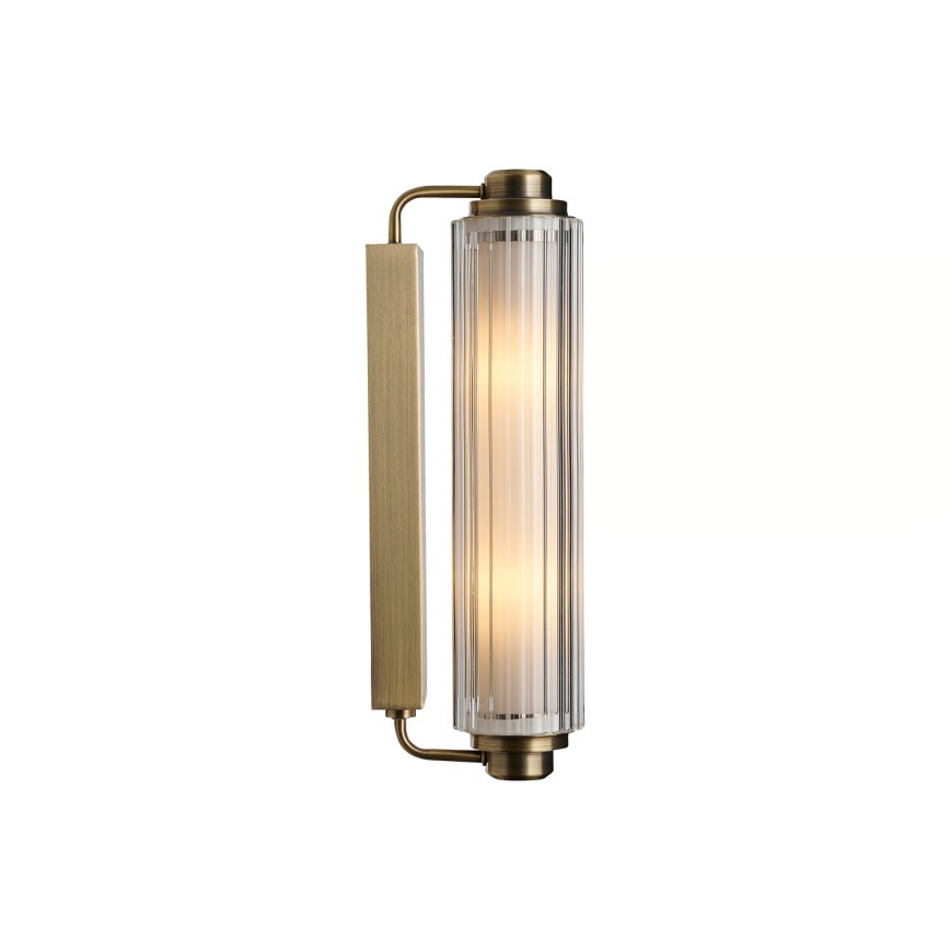 Nordlux - Oświetlenie łazienkowe do lustra NIMAL 2xE14/25W/230V IP44 mosiądz