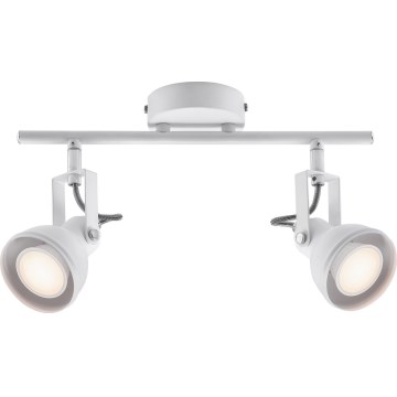 Nordlux - Oświetlenie punktowe ASLAK 2xGU10/35W/230V białe