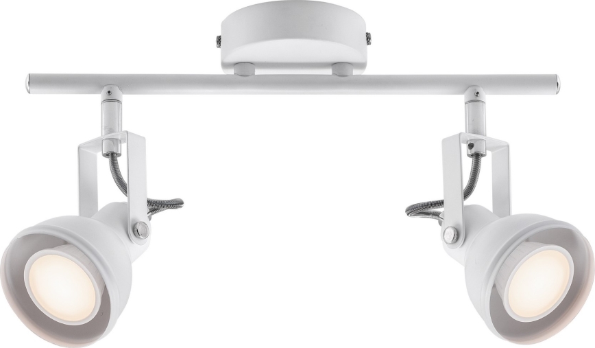 Nordlux - Oświetlenie punktowe ASLAK 2xGU10/35W/230V białe