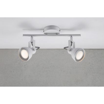 Nordlux - Oświetlenie punktowe ASLAK 2xGU10/35W/230V białe