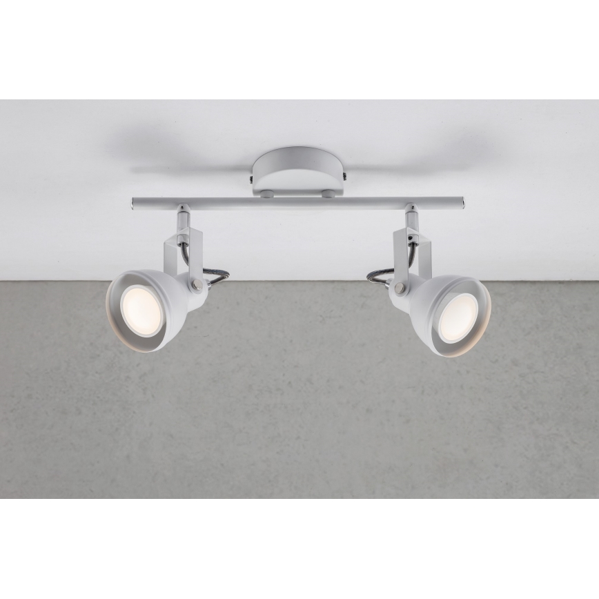 Nordlux - Oświetlenie punktowe ASLAK 2xGU10/35W/230V białe