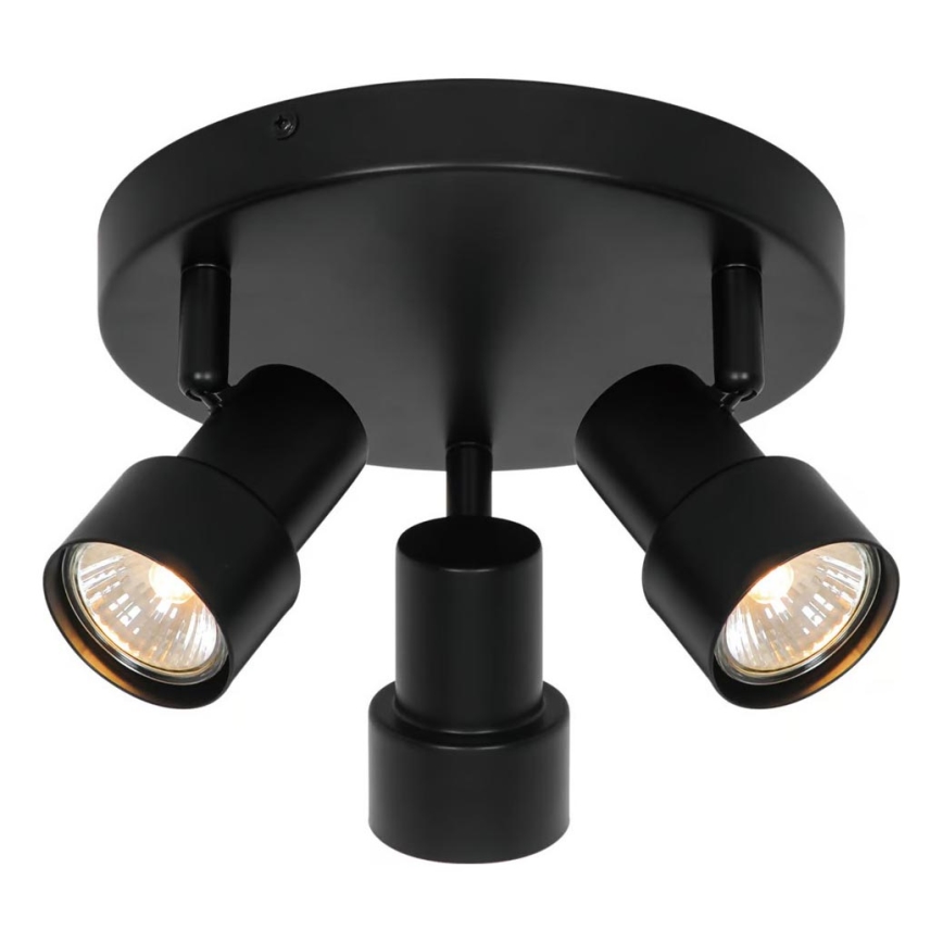Nordlux - Oświetlenie punktowe BOSTON 3xGU10/5W/230V czarny