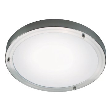 Nordlux - Plafon łazienkowy ANCONA 2xE27/40W/230V IP43 śr. 31,5 cm matowy chrom