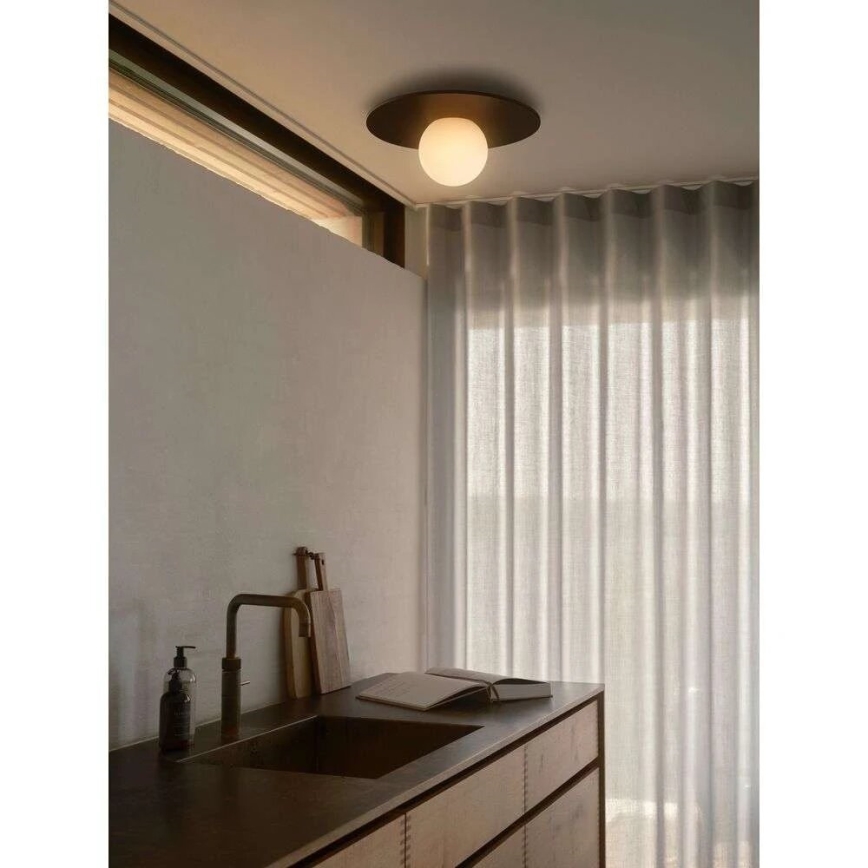 Nordlux - Plafon łazienkowy SIONA 1xE27/60W/230V IP44 czarny