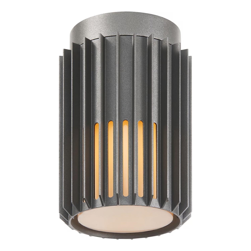 Nordlux - Plafon zewnętrzny ALUDRA 1xE27/15W/230V antracyt