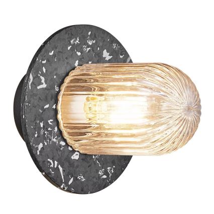 Nordlux - Plafon zewnętrzny JANUKA 1xE27/60W/230V IP54 czarny